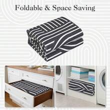 1Pcs Room Decor Modern Rainbow Stripe Geometric Rug For Living Room Bedroom Runner For Hallway Non-Slip Machine-Washable Floor Mat Foldable & Durable Home Decor Abstract Area Rug For Dining Room Dorm - Black - View 8