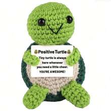 2025 New Style Hand-Knitted Plush Turtle Ornaments Can Be Used As Ornaments For Desks And Living Rooms, And As Small Gifts For Relatives And Friends, It Is Also A Very Good Choice For Birthday Gifts. - Cute Series - View 4