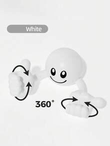 1 buc/2 buc nou 360 grade design original desen animat creativ față zâmbitoare degetul mare, suport de telefon mobil pentru birou, suport portabil de tip deget, cadouri unice pentru birou și uz casnic, cadouri de Crăciun pentru vizionarea de filme, potrivit pentru bărbați și adulți