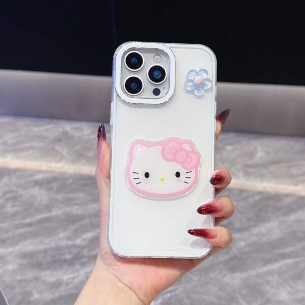 Sanrio Bowknot HelloKitty Leather Texture Bow Phone Case For IPhone