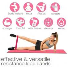 Set de 5 bandas de resistencia de TPE para entrenamiento de fuerza, yoga y ejercicio - Bandas de goma elástica para gimnasio