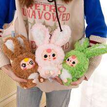 Cute Rubber Dolls For Foreigntrade, Three-Year-Old Series Clothdolls For Sleeping Companions,Birthday Gifts, Rabbit Three-Year-Olds, New Long-Earedtransformation Dolls, Creativecute Toys With Rubberyfaces(Random Delivery Of Patterns) - Multicolor - View 3