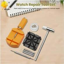 11 Piece Set Of Clock Adjusters, Watch Repair Tools, Watch Disassemblers, Watch Chains, Strap Adjusters, Watch Strap Cutters, Essential For Home Use, Convenient And Easy To Use,The Ideal Choice For Gifts