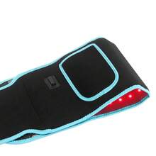 Electric Heating Waistband Heated Waistband 660nm And 850nm Red LED Strip, 105 LEDs, With Timer Setting, Infrared Lamp With Brightness Level, Suitable For Office/Home Use - Black - View 9
