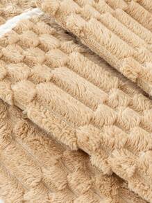 1pc Thick Plush Solid Color Sofa Cushion Cover, Non-Slip Washable, Modern Minimalist Home Decor Pet Friendly, Soft & Comfortable Furniture Protector Pad For Bedroom, Office, Living Room (Excluding Backrest, Armrest, Pillow Cover)