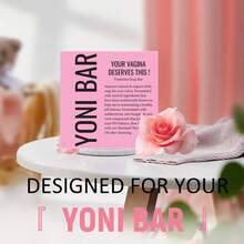 Yoni Bar Feminine Soap, Pink, 100g - PH Balanced & Nourishing Intimate Care - Pink - View 8