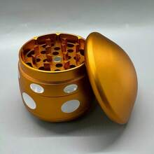 New Aluminum Alloy Mushroom-Shaped Herb Grinder, 4 Layers, 63mm, Manual Herb Grinder - Multicolor - View 5