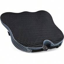 Soft Dense Memory Foam Car Seat Cushion For Driving Seat Cushion For Car Seat Driver With Wedge Design And Raised Back To Broaden Vision Provides Comfort For Lower Back And HIPS Passenger Use Too
