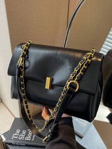 Dieser Jahr modische Shopper mit großer Kapazität, personalisierte minimalistische Unterarmtasche, neue Ketten-Schulter-Umhängetasche für den Berufsalltag