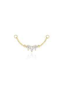 1pc 925 Sterling Silver Star Pendant Agate DIY Accessory Earring, Vintage Gift For Women, Suitable For Wedding, Party, Back To School Season And Other Occasions - Gold - View 14