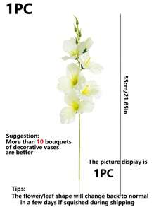 1 pieza/5 piezas/10 piezas Flores artificiales - Freesia, Freesia de seda, plantas falsas, decoración del hogar, comedor, sala de estar, jardín exterior, el arte de insertar flores, accesorios de fotografía, otoño, primavera, jarrón, pared de flores, corona de flores, ramo de novia, decoración de boda, materiales DIY para corona de flores, materiales de decoración para fiesta de cumpleaños, accesorios de decoración del hogar, regalos del Día de San Valentín, Año Nuevo