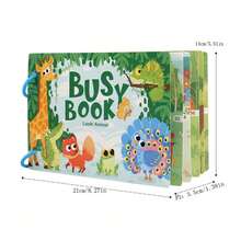 Busy Book For Toddlers, Early Learning Alphabet Animal Recognition Book, Montessori Quiet Pre-School Learning Toy, Sensory Book Toddler Learning Activity Book, Children's Educational Toy, Touch And Feel Book, Children's Activity, Busy Board, Alphabet, Toddler Activity Book, Touch And Feel - Early Childhood Puzzle Books - View 7