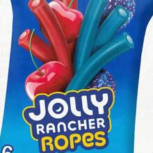 JOLLY RANCHER Ropes Blue Raspberry And Cherry Flavored Candy Bag 6 Oz - 6 Ounce (Pack of 1) - 查看 1