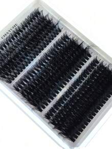 300 klastrów 100D-80D-60D Mixed Fluffy Eyelash Bundle, zestaw do przedłużania niezależnych rzęs, zestaw grubych rzęs, duże pudełko przedłużania rzęs, niezależne przedłużanie rzęs, zestaw sztucznych rzęs z norek, przedłużanie kręconych rzęs C/D/DD, dramatyczne przedłużanie rzęs, zestaw rzęs Mixed Tray 12-18 mm. Narzędzie do makijażu panny młodej,