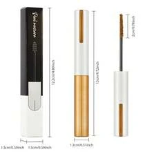 Colored Colorful Waterproof Blue Mascara For Eyelashes Set, White Black Brown Purple Long Lasting Charming Voluminous Cruelty Vegan Eye Makeup (6 Colors) - C-1Pc 03#gold - 查看 7