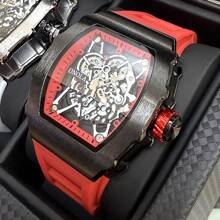 ONOLA ONOLA Brand 3827 New Fashion Wine Barrel Watch Men Watches Luminous Dial Silicone Strap Quartz Watches
