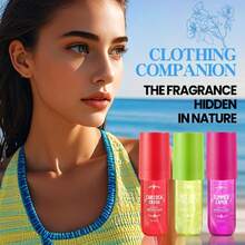 1件装 90毫升巴西夏日香氛喷雾，车载空气清新剂，为您带来一场嗅觉盛宴。持久留香，大容量高性价比，三种小众香型任您选择，高品质香薰，适用于任何场景的除臭增香，方便携带，国际畅销产品，女士香水，送礼佳品