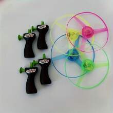 10Pcs LED Pull String Flying UFO, Outdoor Party Toys, Suitable For Birthday Gifts, Holiday Gifts, Party Gifts, Outdoor Party Carnival Supplies(1/5/10pcs)