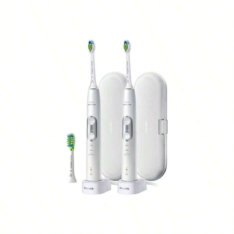 Sonicare 6100 ProtectiveClean Rechargeable, White(2 Pk. ) - Initial - View 1