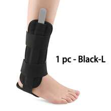 1pc Adjustable Ankle Brace, Foot Support, Ankle Stabilizer, Unisex, Suitable For Most People - Black - View 12