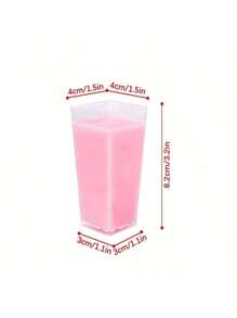 60/50/40/30/20 pezzi Coppette da dessert quadrate mini da 90ml, ciotole per antipasti in plastica trasparente, adatte per compleanni, matrimoni, feste
