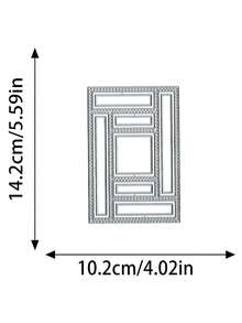 节日生日贺卡模切：手工贺卡用银色金属模板 - 銀色 - 查看 14