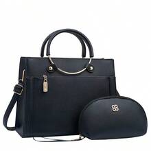 Women Top Handle Bags - 酒紅色 - 查看 4
