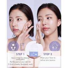 RRRDERMAL Ice Cooling Toner Pad Korean Soothing Hydrating Toner Pads With Aloe Vera After Suncare Sunburn Relief Redness Relief Vegan Square Pads Travel Kit 12 Pads 3 Pack Total 36 Pads - as pic - View 6