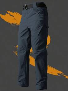 Tactical Work Pants Mens Outdoor Waterproof Cargo Trousers Multi-Pocket Wear-Resistant Summer Breathable Workout Casual Pants - Grey - View 1