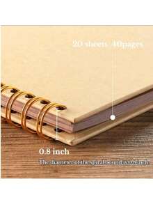 Album ảnh tự làm kích thước 8x8 inch/10x10 inch, 40 trang/20 tờ, bìa cứng giấy Kraft, thích hợp để làm album kỷ niệm đám cưới, kỷ niệm ngày cưới và các dịp kỷ niệm gia đình khác. - Màu vàng - Xem 4