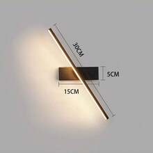 1 pieza Espejo de maquillaje con luz LED, recargable por USB, control remoto, regulable, lámpara de pared multifuncional giratoria para baño, dormitorio, dormitorio universitario, protección ocular