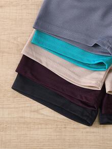 10pcs/Set Boys' Casual Colorful Knit Fabric T-Shirt Matched With Colorful Shorts Outdoor Suit, Spring/Summer - Multicolor - View 6