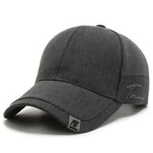 Gorras de béisbol sólidas para hombres Gorra de algodón al aire libre Gorras de hueso CasquetteHomme Trucker Hats AJLG - Gris Oscuro - Ver 13