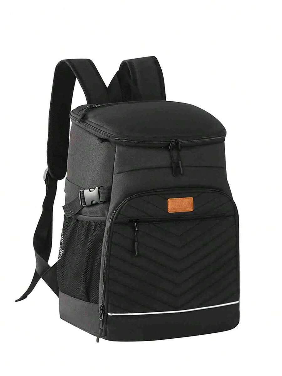 1pc Cooler Backpack Insulated Leakproof Waterproof Backpack Cooler Bag 30 Cans, Large Capacity Lightweight Travel Camping Beach Backpack Cooler Ice Chest For Men And Women Bag For School School Accessories School Stuff - Multicolor - View 1