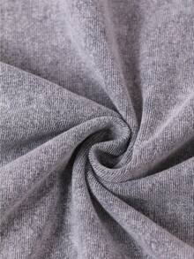 Street Rock Fan! Sleeveless T-Shirt Skull Guitar Printing, "BREAKING LIMITS" Text, Old Washing, Pure Cotton Material, To Create A Rock  To Wear! - 灰色 - 查看 5