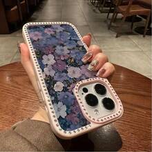 Funda para teléfono 1PC Teléfono Bling de Doble Cara, Parte Trasera Dura Suave a Prueba de Golpes, Multicapa, TPU + PC, Compatible con 16/15/14/13/12/11 Pro/Plus - transparente - Ver 8