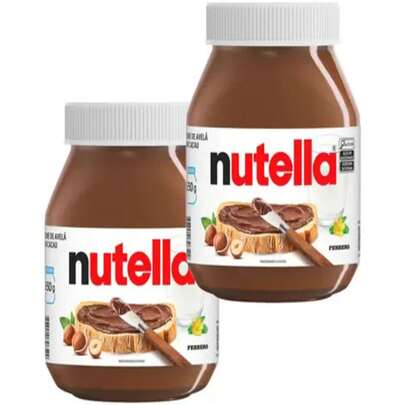 NUTELLA Kit 2 unidades Creme de Avelã  650gr