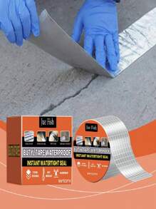 Waterproof Butyl Tape Roof Leak Plugging, Moisture-Proof, High Adhesive Self-Adhesive Aluminum Foil Waterproofing Membrane