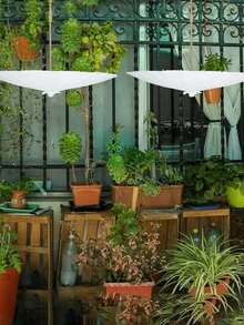 大型白色优雅纸伞，木质伞柄，适用于婚礼、派对、纸质装饰伞、DIY绘画伞、浪漫婚礼新娘派对和摄影配件、圣诞节、毕业典礼、母亲节和其他场合。