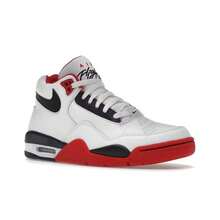 Nike Flight Legacy High-Top Retro Basketball Shoes, Red & White, Unisex