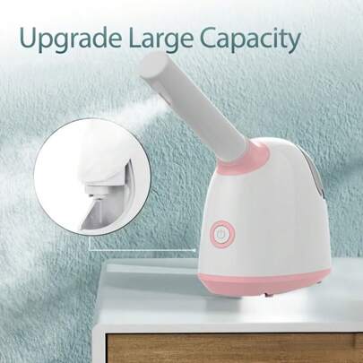 Facial Steamer Spa, Nano Ionic Facial Steamer For Deep Cleansing And Unclogging Pores, Warm Mist Humidifier Steam Inhaler For Facial Home Sauna SPA, Cleansing And Moisturizing Skin, Women's Self-Care Gift