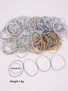 20/50 件随机颜色弹性水晶手镯，适合节日派对、女孩生日礼物和最好的朋友