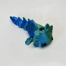 1 peça Axolotl Arco-Íris de 5,51 polegadas Impresso em 3D, Adequado para Decoração de Mesa, Decorações Domésticas, Presentes de Férias