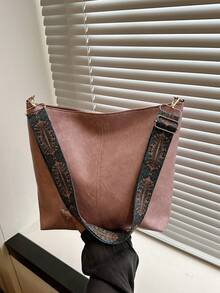 2026 Summer New Fashion Handbag, Shoulder Bag, Tote Bag, High-Quality Commuter Bucket Bag For Women - Pink - View 9