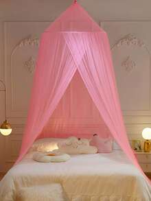 1pc Highly Dense Dome Mosquito Net, Ceiling Hanging Baby Mosquito Net, Folding Tent, Princess Style, No Installation, Party Decor - Multicolor - View 14