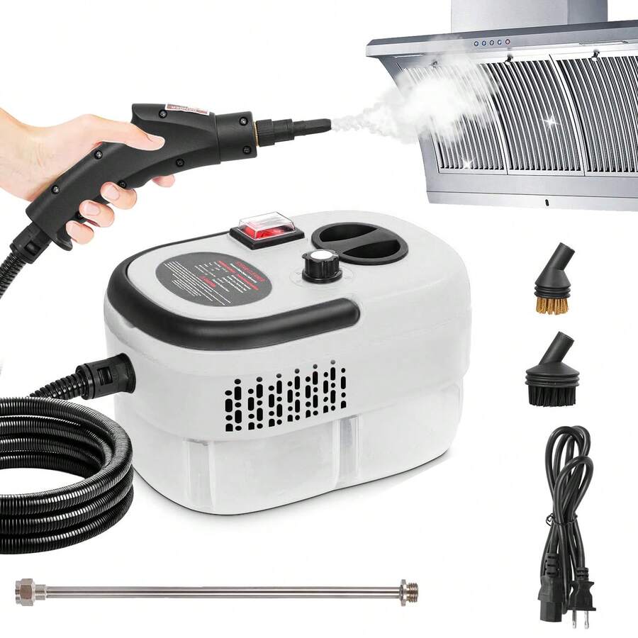 Limpiador de vapor de mano eléctrico de alta presión 2500W Limpiador de vapor para la limpieza Limpiador de vapor portátil para coche Limpiador de vapor de alta temperatura US 110V - Tipo de Enchufe A USA (110-127V) - Ver 1