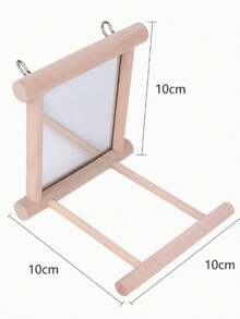 鸟镜鸟秋千、鹦鹉笼玩具、带镜子的悬挂秋千、鸟类互动玩具、鸟类游乐场鸟类游戏架、木制栖木健身围栏、金刚鹦鹉梯子、非洲灰鹦鹉、长尾小鹦鹉、凤头鹦鹉、玄凤鹦鹉、爱情鸟、金丝雀