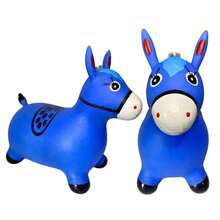 Horse Upa Upa Jump Jump With Musical Direct From The Factory - Blue - View 1