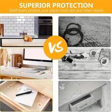 4pcs Waterproof Refrigerator Mats, Rectangular Anti-Moisture Pads, Washable Fridge Liners, Home Kitchen Placemats, Daisy And Lemon Pattern