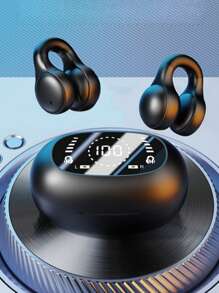 NEW SENYANG 新款森阳夹式音乐耳机运动耳塞视频TWS HIFI杜比重低音ACC立体声高清通话耳机适配兼容Iphone手机游戏耳机情侣智能马卡龙耳机 - 彩色 - 查看 2